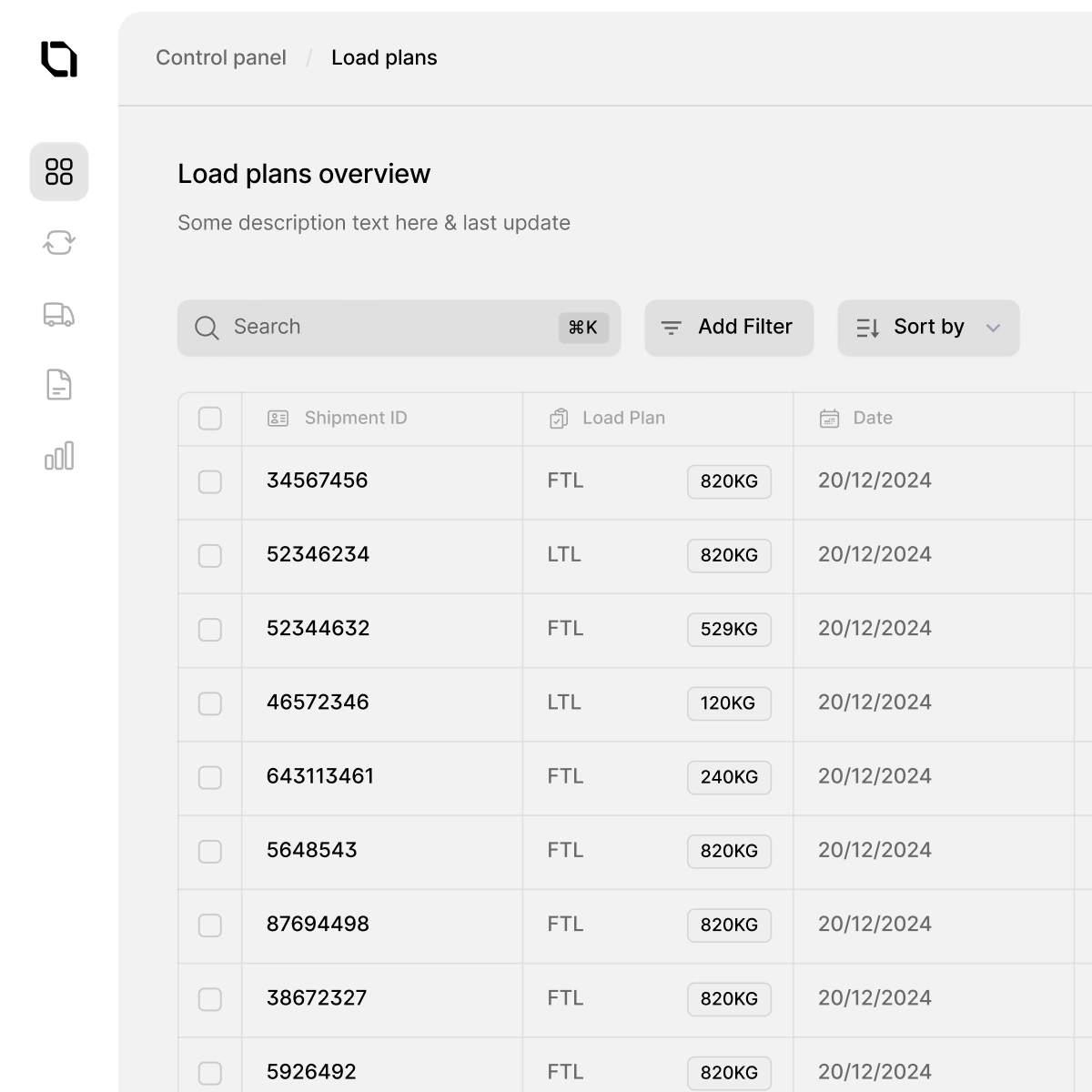 Flint dashboard